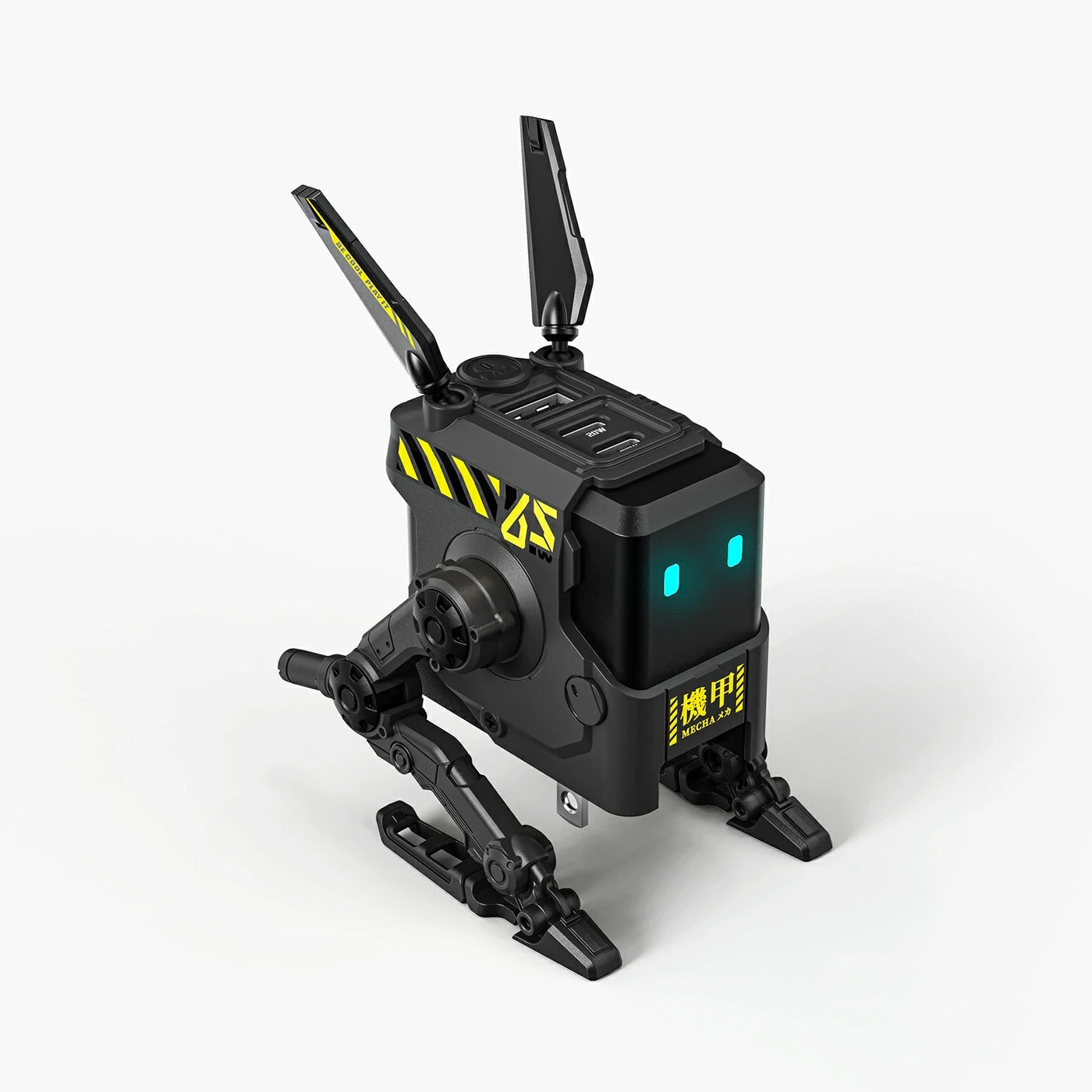 Alpha65 GaN 65W Wall Charger - War Damaged Yellow